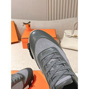 Hermes Bouncing Sneaker In Grey - 2