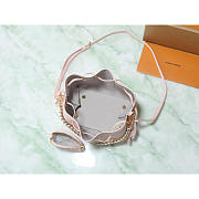 Louis Vuitton Bella Perforated Mahina Calfskin Pink 22x14x19cm - 5