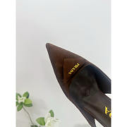Prada Brown Suede Slingback Pumps 7cm - 4