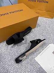Louis Vuitton Isola Black Flat Mule - 4