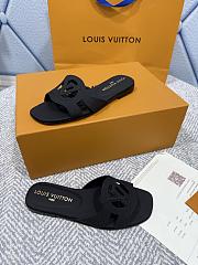 Louis Vuitton Isola Black Flat Mule - 3