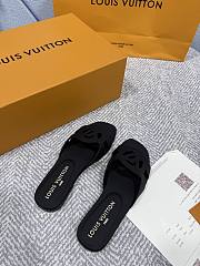 Louis Vuitton Isola Black Flat Mule - 2
