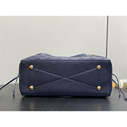 Louis Vuitton Bella Tote Mahina In Navy 32x23x13cm - 4