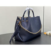 Louis Vuitton Bella Tote Mahina In Navy 32x23x13cm - 2