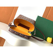 Goyard Muse Mini Vanity In Burgundy 16x8x10cm - 3