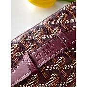 Goyard Muse Mini Vanity In Burgundy 16x8x10cm - 2