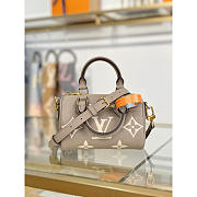 Louis Vuitton Nano Speedy Monogram Grey 16x10x7.5cm - 4