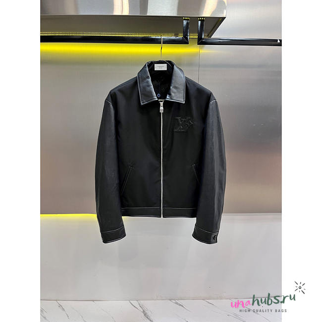 Louis Vuitton Leather Mix Blouson Black - 1