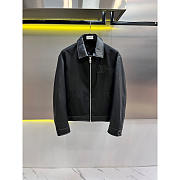 Louis Vuitton Leather Mix Blouson Black - 1