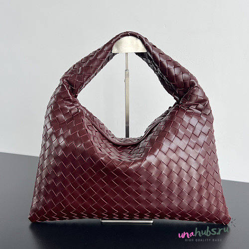 Bottega Veneta Hop Bag Red Wine 46x21x10CM - 1