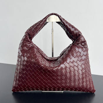 Bottega Veneta Hop Bag Red Wine 46x21x10CM
