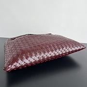 Bottega Veneta Hop Bag Red Wine 46x21x10CM - 5