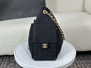 Chanel 25 Small Handbag Denim 30x26x14cm - 5
