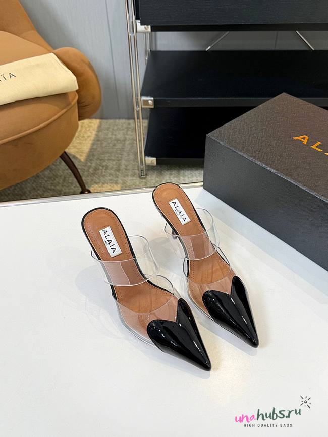 Alaia Black Heels 8.5cm - 1