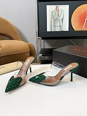 Alaia Green Heels 8.5cm - 4