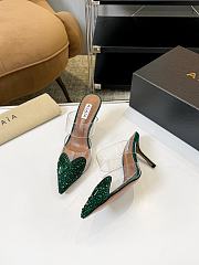 Alaia Green Heels 8.5cm - 3