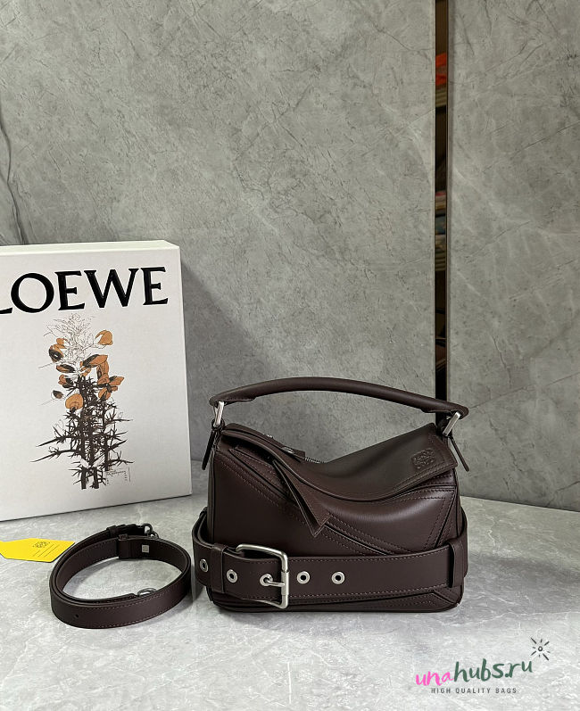 Loewe puzzle bag Red Wine 24x10.5x16.5cm - 1