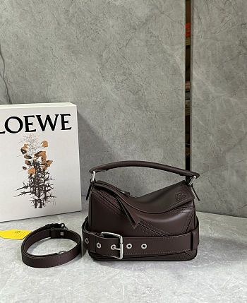 Loewe puzzle bag Red Wine 24x10.5x16.5cm