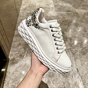 Jimmy Choo Diamond Maxi F II  White Sneaker  - 1
