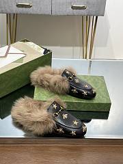 Gucci Princetown Fur-Lined Loafers - 1