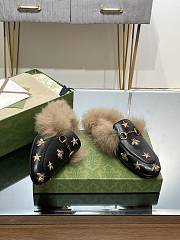 Gucci Princetown Fur-Lined Loafers - 4