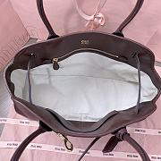 Miu Miu Aventure Dark Brown leather bag 44x22.5x14.5cm - 4