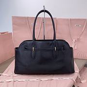 Miu Miu Aventure Black leather bag 44x22.5x14.5cm - 2