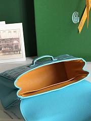 Goyard Mini Saigon Souple Top Handle Blue 20x15x7.5cm - 4