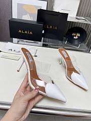 Alaia Black White Heels 8.5cm - 4