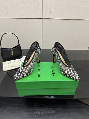 Bottega Veneta Sofia 90 Crystal Black pumps