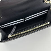 Gucci GG Marmont black wallet on chain 20x12x4cm - 2