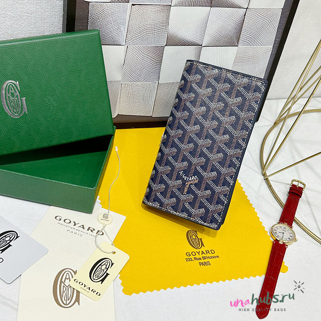 Goyard Wallet Saint Blue 17.5×2×10CM - 1
