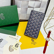 Goyard Wallet Saint Blue 17.5×2×10CM - 1