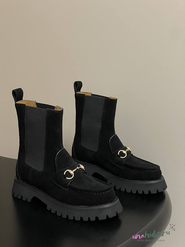 Gucci Women's ankle boot with Horsebit - 1