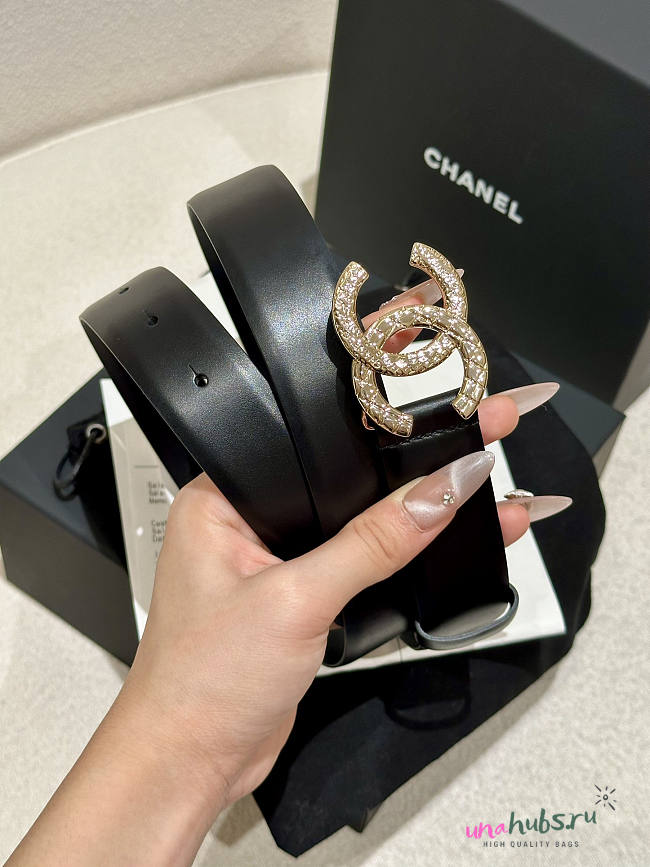 Chanel Black Belt  - 1