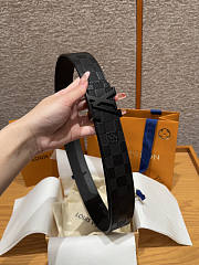 Louis Vuitton Black Damier Belt - 3