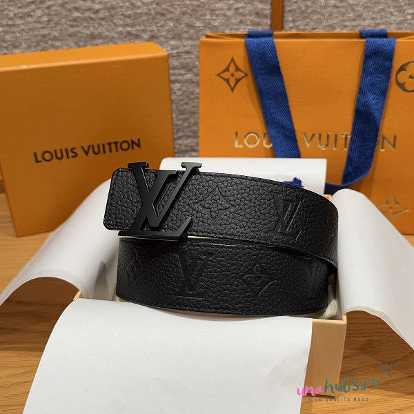 Louis Vuitton Black Belt 4cm - 1