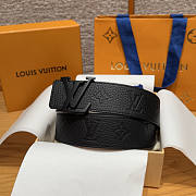 Louis Vuitton Black Belt 4cm - 1