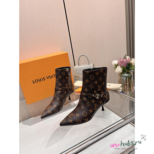 Louis Vuitton Ankle Boot Monogram Brown - 1