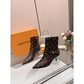 Louis Vuitton Ankle Boot Monogram Brown