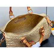 Louis Vuitton Speedy 30 Bandoulière Raffia Natural Beige 34x22x19cm - 5