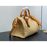 Louis Vuitton Speedy 30 Bandoulière Raffia Natural Beige 34x22x19cm - 4