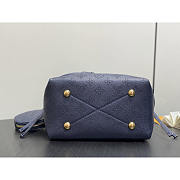 Louis Vuitton Bella Bucket Bag Calf Leather Navy 22x14x19cm - 4