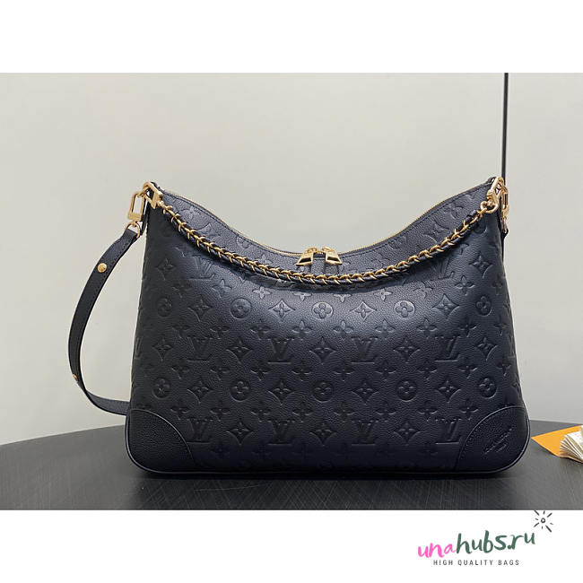 Louis Vuitton Boulogne GM Handbag Black 40x29x15cm - 1