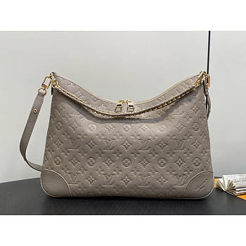 Louis Vuitton Boulogne GM Handbag Grey 40x29x15cm