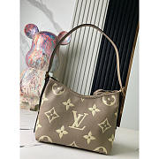 Louis Vuitton CarryAll PM Cowhide Leather Grey 29x24x12cm - 5