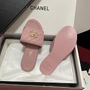 Chanel Pink Slides - 4