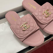 Chanel Pink Slides - 2