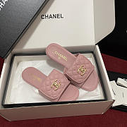 Chanel Pink Slides - 3