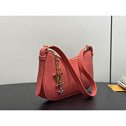 Louis Vuitton Pochette LV Bloom Calfskin Rose 23x10x4cm - 3